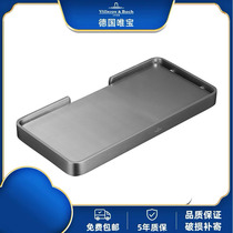 German Villeroy & Boch all-copper gun ash storage rack thickened bathroom storage rack washbasin mirror front makeup storage rack