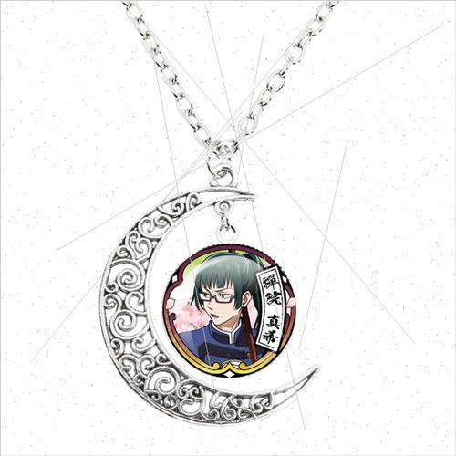 NewAnimeJujutsuKaisenMoonNecklaceArtPhotoFashionAcc