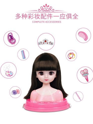 Куклы, которые можно наносить макияж, расчесывать волосы, игрушки для девочек, имитация парикмахерского набора, стричь волосы, куклы-принцессы, завязывать волосы.