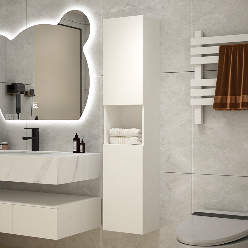 Bathroom Side Cabinet Waterproof toilet Side cabinet Toilet Narrow Cabinet Toilet Containing Shelve Locker Lockers Hanging Wall Style-Taobao