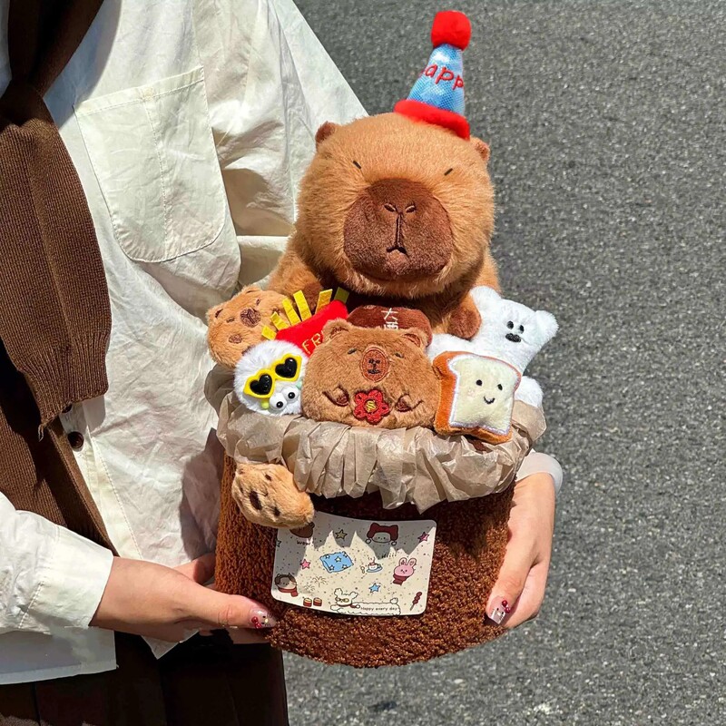 Kapibara Birthday Gift for Girlfriend, Boyfriend, Children's Day, Best Friend, Plush Toy, Niche and High-End Feel Kapibara Birthday Gift for Girlfriend, Boyfriend, Children's Day, Best Friend, Plush Toy, Niche and High-End Feel