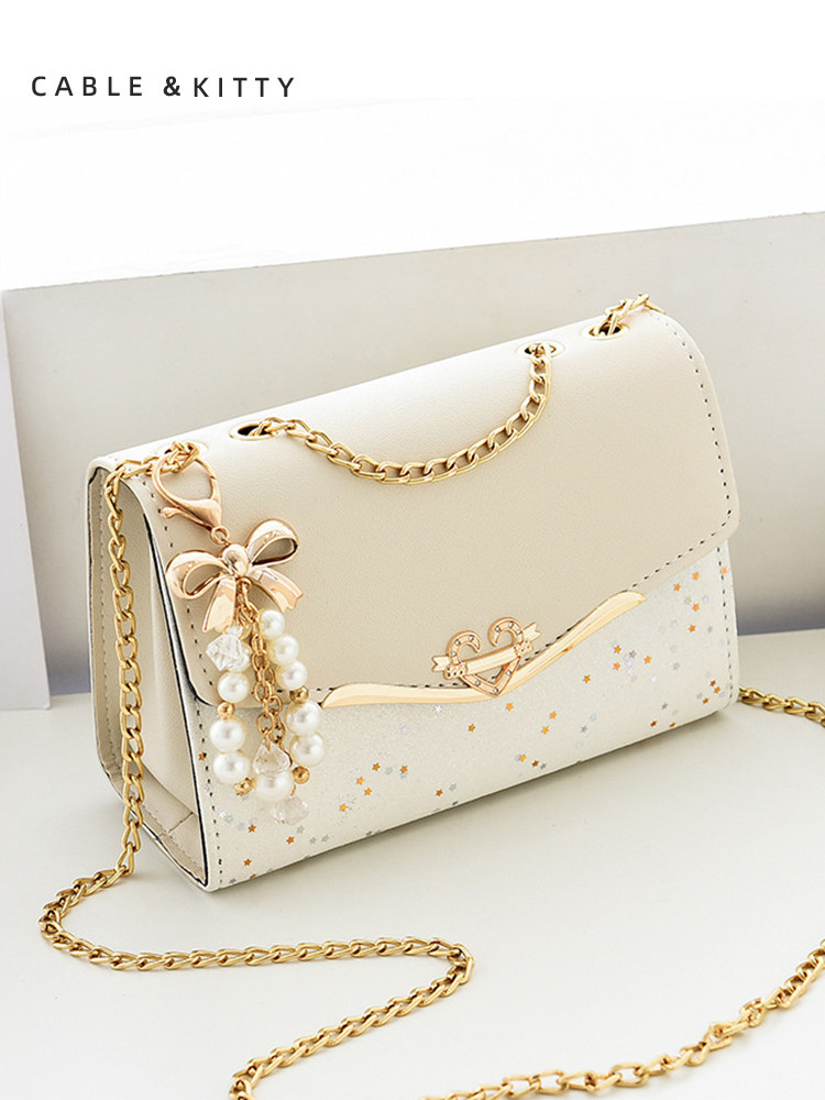 [520 Gift for Girlfriend] Versatile Light Luxury Chain Small Square Bag for Women 2026 New Style Single Shoulder Crossbody Bag Trendy