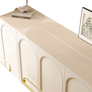 Leather water-absorbing quick-drying tv cabinet mats scratch-resistant and wear-resistant