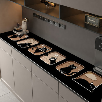 Wabi-sabi premium waterproof and oil-proof no-wash protective tablecloth Wabi-sabi premium waterproof and oil-proof no-wash protective tablecloth