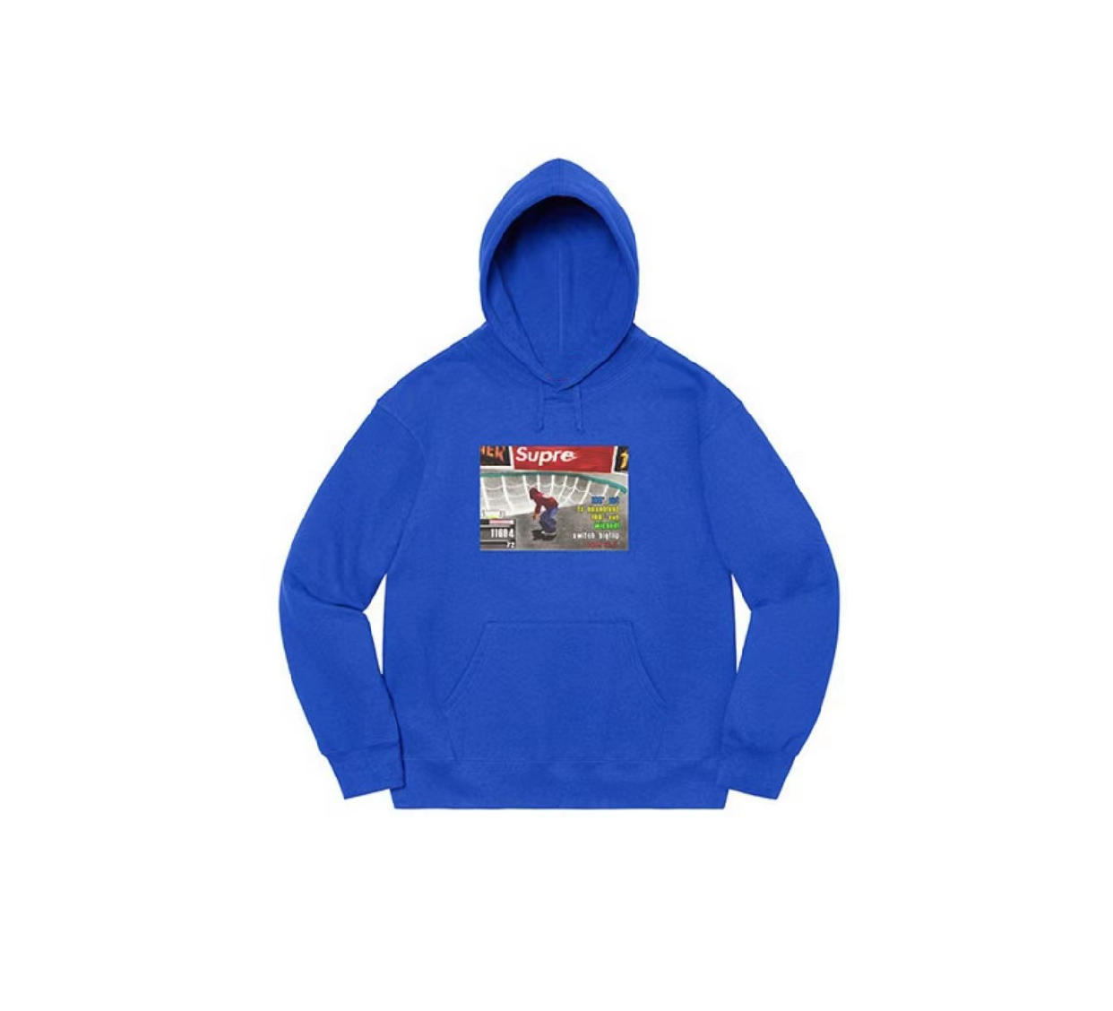21FW HOODED SWEATSHIRT Game Co -branded game Flame Loose Hat Hood