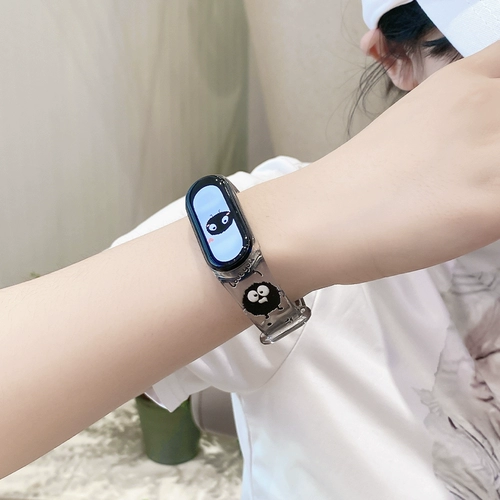 Xiaomi, совместимый браслет, ремешок для часов, сменные креативные милые прозрачные спортивные часы, 4/5/6/7