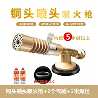 Медный распылительный пистолет + 2 газа + 2 метра сварной проволоки мягкой и жесткой регулировки огня