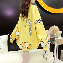 Pregnant Woman Autumn Dress 2022 New Pregnancy Woman Dress Blouses Women Pregnant Womens Wee Clothing Spring Autumn Thin Outer Wearing of Excess Fire Tide