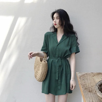 Breastfeeding clothes out fashion summer hot mother breast milk postpartum feeding clothes summer thin chiffon skirt tide