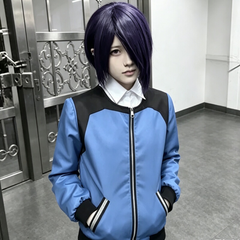 Director Aroma Blue Sweatshirt Cosplay Costume Anime Style Jacket Two-Dimensional Tokyo Style Foggy Island Full Set Director Aroma Blue Sweatshirt Cosplay Costume Anime Style Jacket Two-Dimensional Tokyo Style Foggy Island Full Set