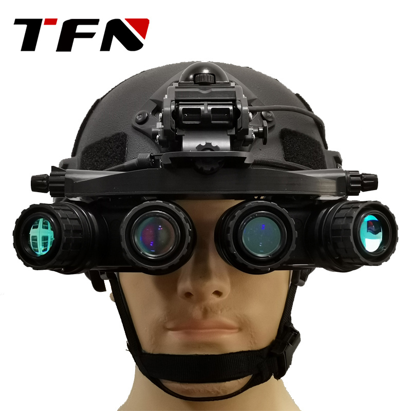 Tfn Helmet Four-Eye Infrared Telescope Thermal Imager Night Vision Device Thermal Camera for Outdoor Night Reconnaissance Td401 Tfn Helmet Four-Eye Infrared Telescope Thermal Imager Night Vision Device Thermal Camera for Outdoor Night Reconnaissance Td401
