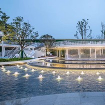 Fountain landscaping water landscape fountain square courtyard fish pond decoration landscaping equipment spring water circulation nozzle equipment