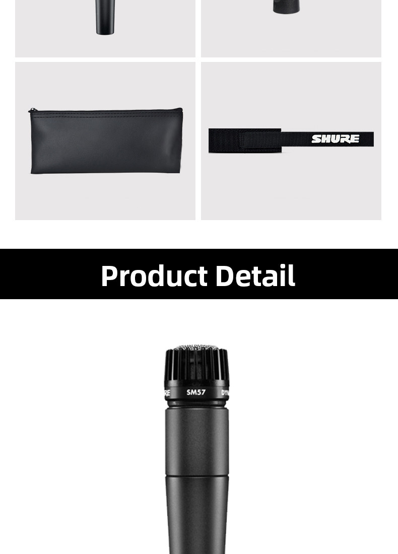 Сумка для ювелирных изделий for shure sm57 legendary dynamic microphone professional wir Diy
