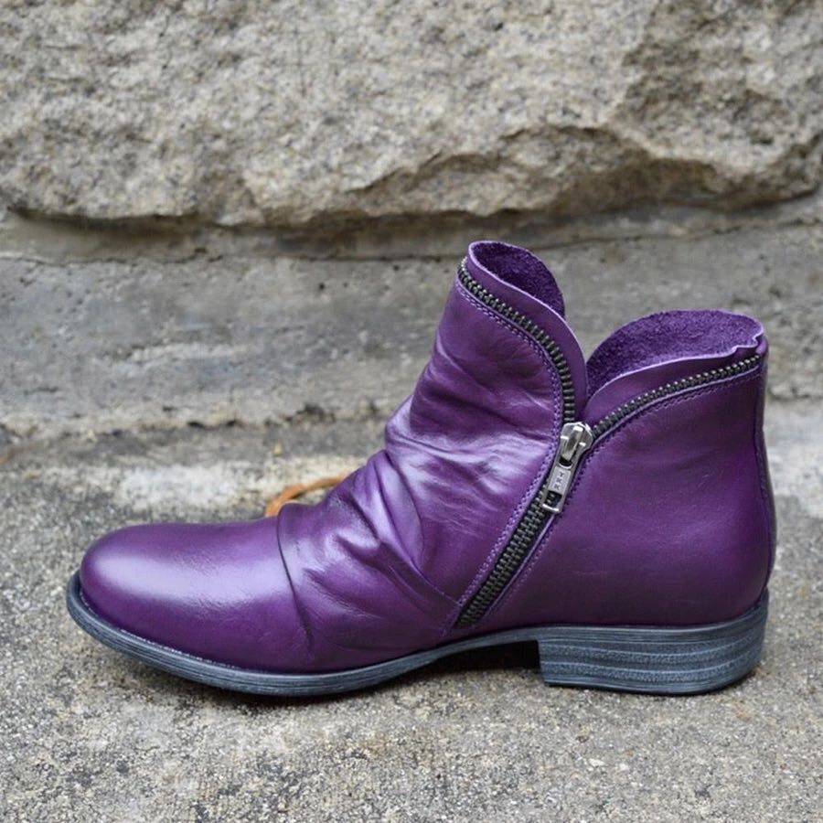 Women Ankle Boots Spring Autumn кожзаменитель Leather Boot Female Short 