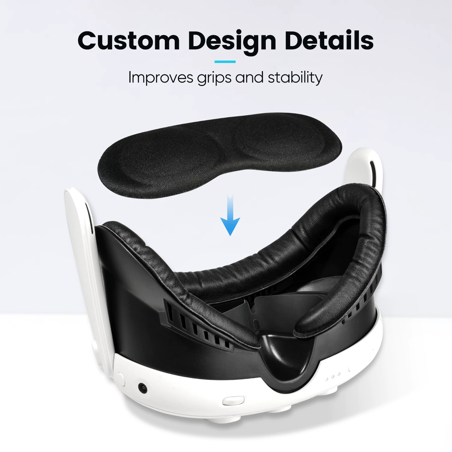 Подходящий набор ручек для Oculus Quest3, относится к tiger bobovr, хранение, упаковка, маска поддержка носа, упаковка для хранения Meta Quest3, удобная защита от столкновений, противоударная storage box