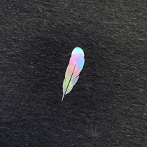 Mother-of-pearl Feather No. 4 Luminous Shell Green Shell Lacquer Lacquerware