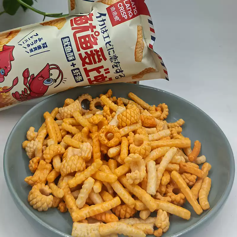 鱿鱼爱上虾 虾条鱿鱼酥 30g*10包 天猫优惠券折后￥9.9包邮