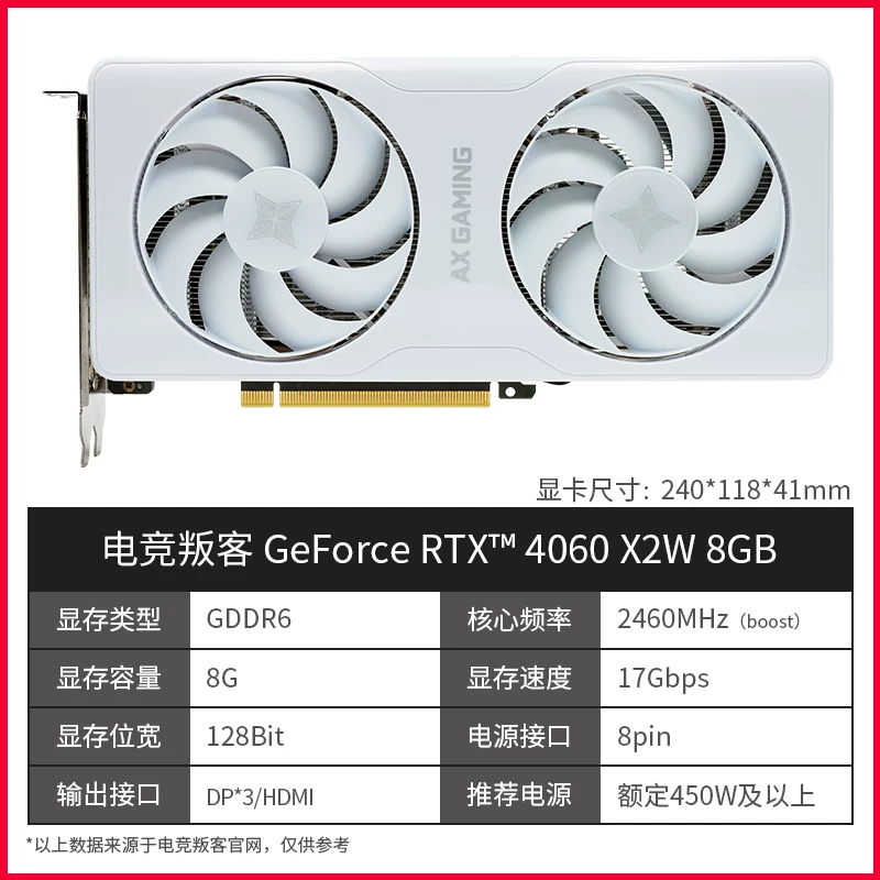 RTX 5060/5060Ti DLSS4.5 настольный компьютер корпус для киберспорта независимая видеокарта