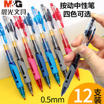 Morning light Press neutral pen 1008 office Signature Pen Doctor prescription blue black water pen 0 5 students examination pen