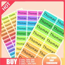 Multi Size Rainbow er Custom Multicolor Name ers Waterproof