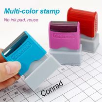 Custom Teacher Name Ink Stamp Signature Calligraphy Selfing-