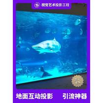 Holographic projection Mutual moving wall Commercial face Fusion Immersive Glass 3D Hall Field Exhibition Restaurant Sand Pool EPR Customised