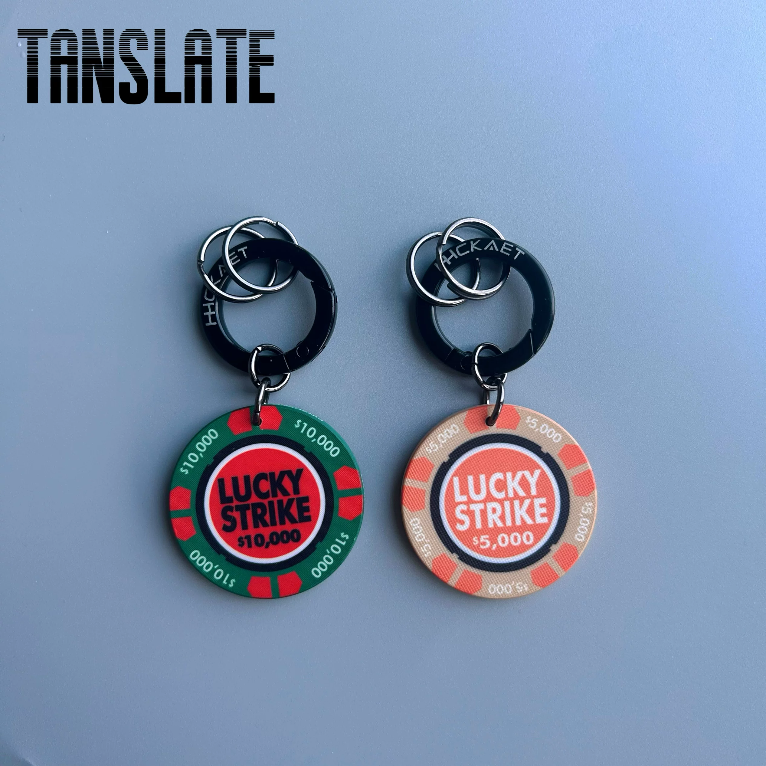 Keychain, retro accessory, creative design pendant, American style, for beloved, creative gift