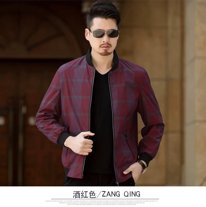 Trung niên và người đàn ông mùa xuân cũ áo khoác 30 tuổi cha trung niên áo khoác 35 phần mỏng 40 mùa xuân và mùa thu 50 quần áo mùa hè 45 áo dạ nam hàn quốc