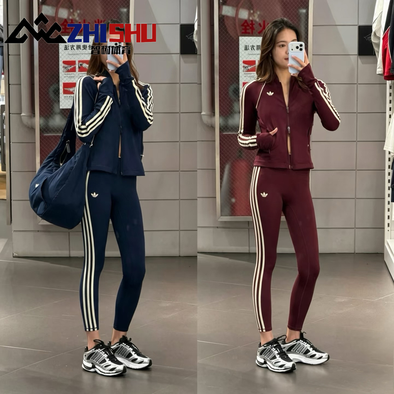 Adidas Adidas Trefoil Women's Sports Slim Fit Stretch Fitness Yoga Pants Kt6960 Kt6961 Adidas Adidas Trefoil Women's Sports Slim Fit Stretch Fitness Yoga Pants Kt6960 Kt6961