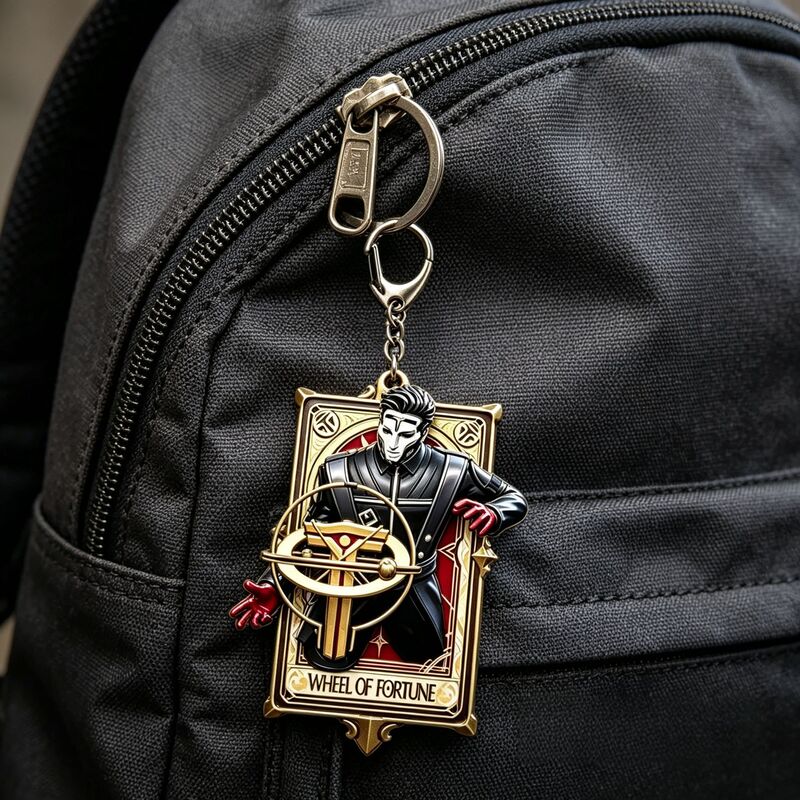 High-End Delta Alloy Relief Action Figure Brick Pendant Warden Raven Peripheral Keychain Pendant High-End Delta Alloy Relief Action Figure Brick Pendant Warden Raven Peripheral Keychain Pendant