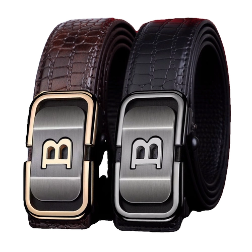 Мужской ремень, модные универсальные штаны для отдыха, крокодиловый принт