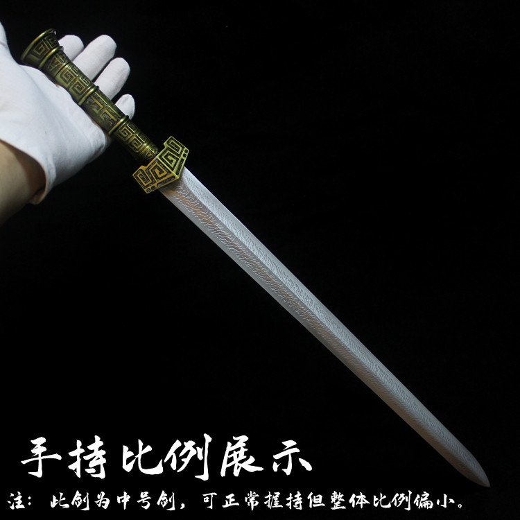 📸古风神器｜秦王剑龙泉回纹汉剑，穿越千年的优雅美学🏹-剑-淘宝好物网
