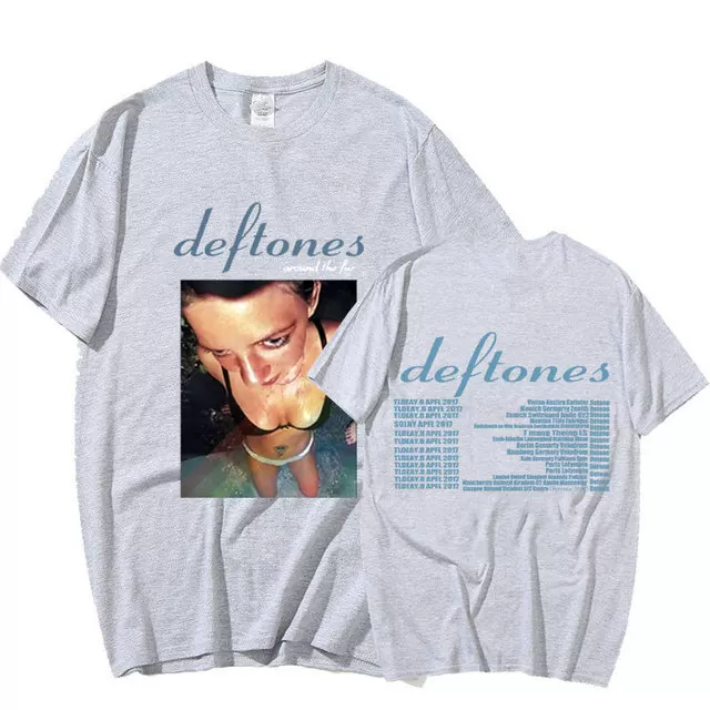 Футболка тура DEFTONES Around the Fur Tour Band Concert пр Punk Hippi
