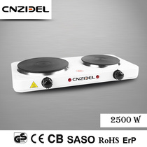 Small electric stove double plate electric stove electric stove plate double oven 2500w white electric stove electric stove 220V