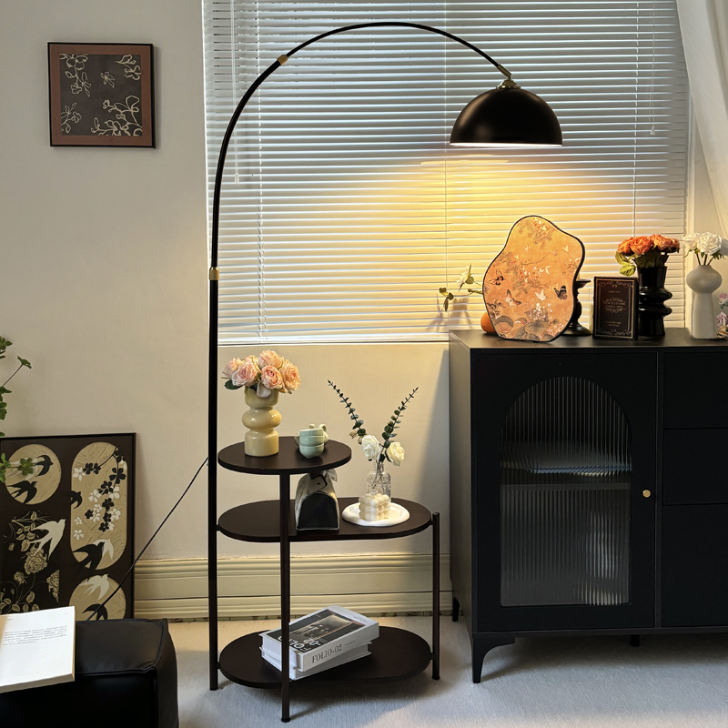 Retro American-Style Fishing Lamp, Living Room Side Table, Floor Lamp, Antique-Style Bedroom Bedside Table, Storage Integrated Table Lamp Retro American-Style Fishing Lamp, Living Room Side Table, Floor Lamp, Antique-Style Bedroom Bedside Table, Storage Integrated Table Lamp