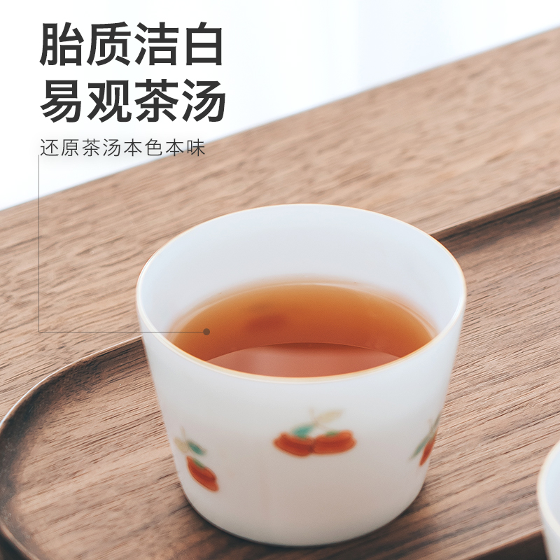 Made in jingdezhen ceramic checking the pear - shaped pot a pot of single with two cups of kung fu tea set teapot