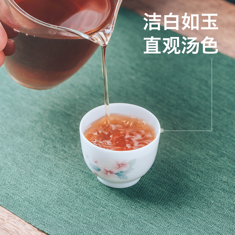 Get in kung fu tea cup jingdezhen ceramics cup full manual hand - made haitang koubei masters cup
