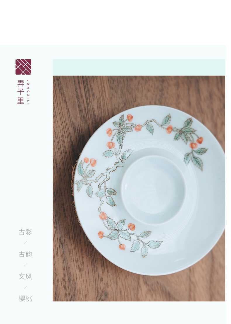 Made in jingdezhen ceramic kung fu tea set three only tureen thin foetus manual hand - Made right color small tea cups