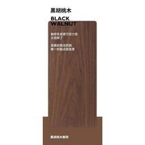 Foldable Japanese black walnut solid wood retractable semi-circle table small apartment dining table retro home dining table