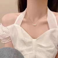 Золотое медное ожерелье из жемчуга