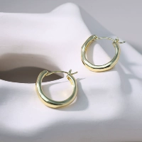 Булькающие Серьги-Золото