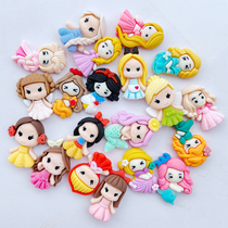 20Pcs New Cute Resin Mini Cartoon Princess Flat Back Cabocho