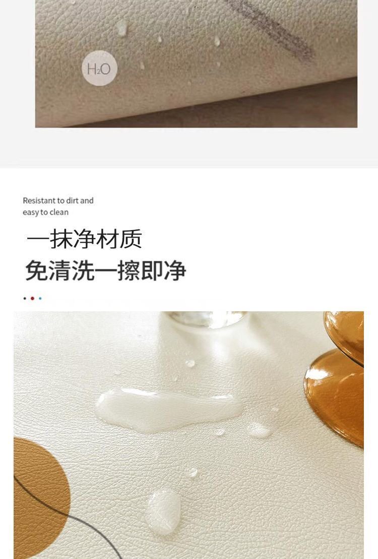 скатерть 学习桌面垫子书桌卧室学生宿舍桌垫pvc防水免洗格子写字可裁剪 Brangdy