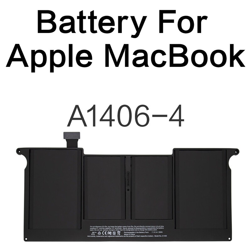 A1406-4 Is Suitable for Apple Laptop Battery MacBook Air 11inch A1370 2011 Model A1406-4 Is Suitable for Apple Laptop Battery MacBook Air 11inch A1370 2011 Model