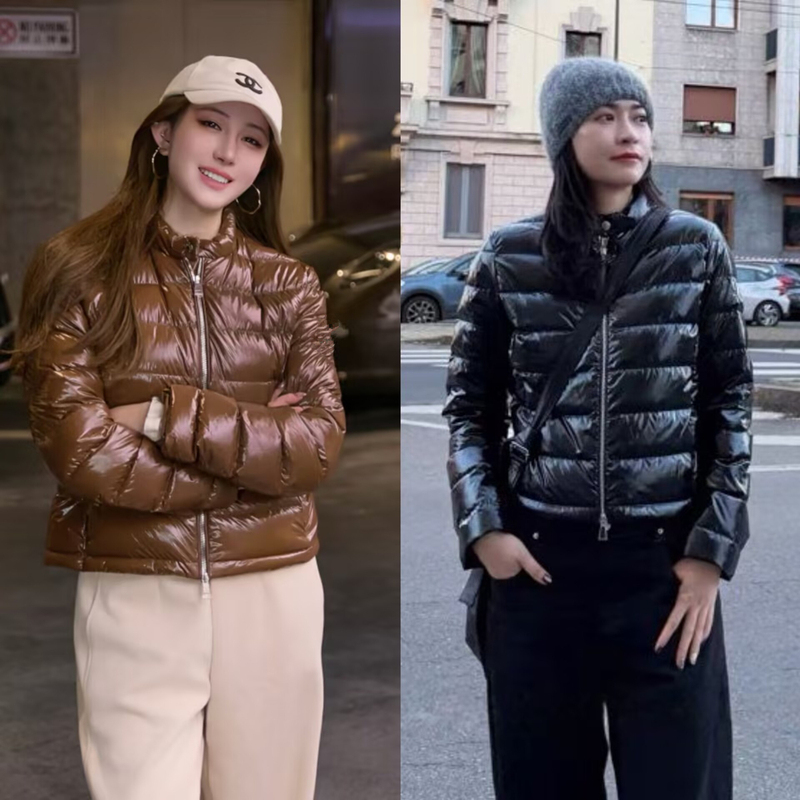 Autumn and Winter New Shiny Monogram down Jacket for Women, Short Style, Jennie's Same Model, Lightweight Quilted m Brand Warm Coat Autumn and Winter New Shiny Monogram down Jacket for Women, Short Style, Jennie's Same Model, Lightweight Quilted m Brand Warm Coat