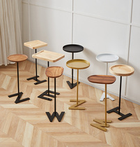 Wuli Solid Wood Bedside Narrow Angle Table Living Room Sofa