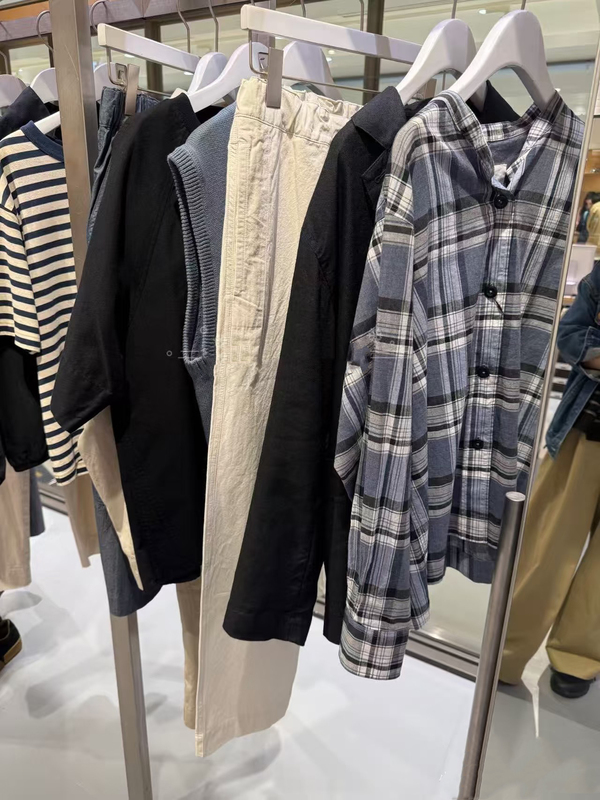 26 Years of Imported Organic Cotton Texture Long-Sleeved Shirts