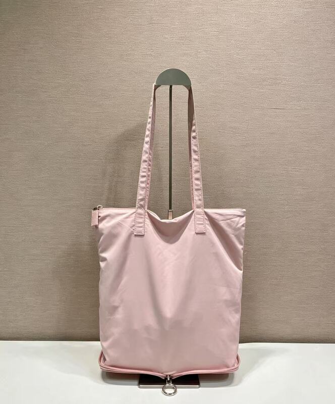 Ye Ye's New Fashionable and Casual Imported Nylon Fabric with Leather Shoulder Crossbody Bag and Tote Bag