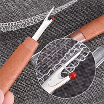 Embroidery workers high-quality artifact large household seam remover cross-stitch pants button embroidery seam removal needle cutting line hook needle needle pliers