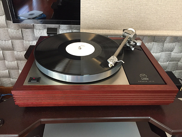 British Lotus Linn Sondek LP12 Klimax Black Gel Record Machine With Rap-Head Power Suit